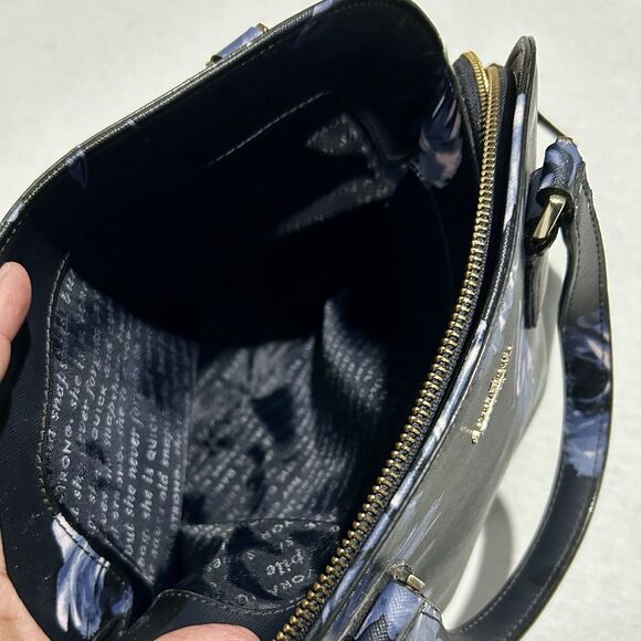 Kate Spade New York Satchel in Black Cameron Street Night Rose - Picture 7 of 7